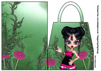 Elvira Handbag Card