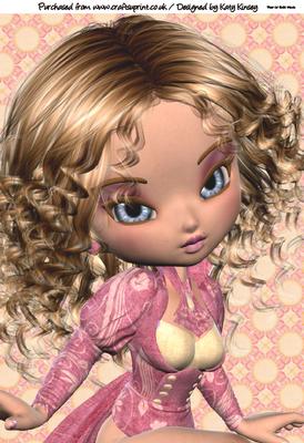 Elsa A4 Card Topper