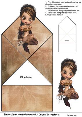 Autumn Elf Pop Up Spring Card