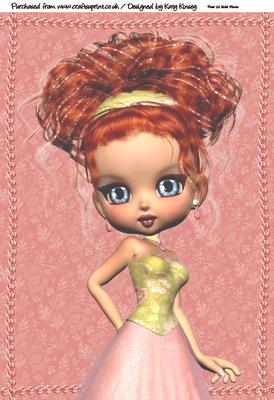 Lillian A4 Card Topper
