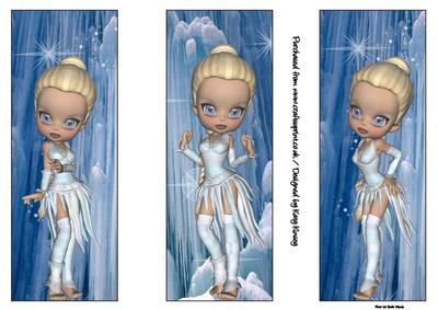 Winter Elf Set of 3 Bookmarks