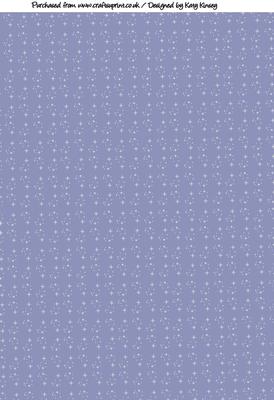 Twinkling Stars on Blue Backing Paper