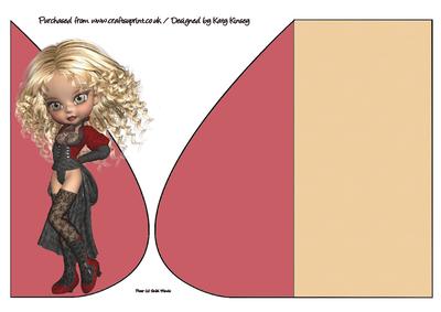 Mimi Teardrop Card