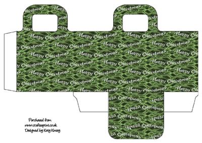 Merry Christmas Wording Gift Bag