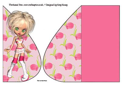 Imelda Teardrop Card