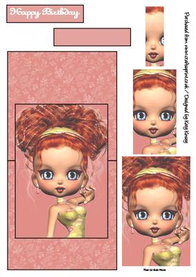 Lillian Over the Edge Card with Simple Pyramage