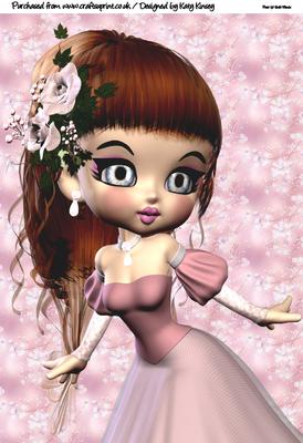 Beatrice A4 Card Topper