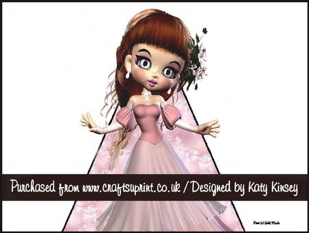 Beatrice 3D Stand Up Pyramid Card Kit