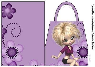 Sarah Handbag Card