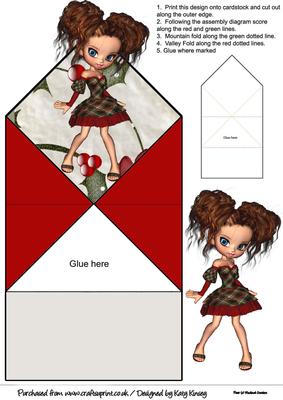 Karina Christmas Pop Up Spring Card