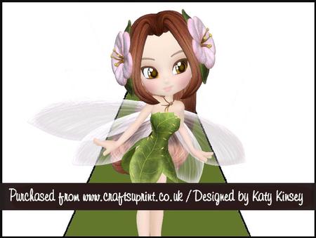 Fairy Fancies 3D Stand Up Pyramid Card Kit #1