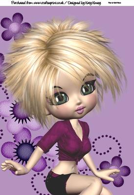 Sarah A4 Card Topper
