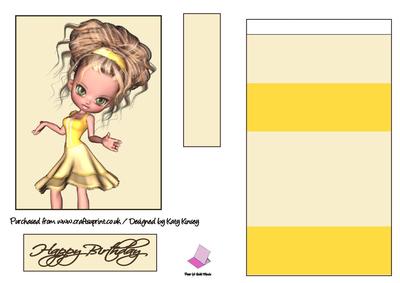 Primrose Easel Card