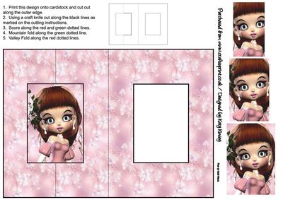 Beatrice Foldback Card with Simple Pyramage