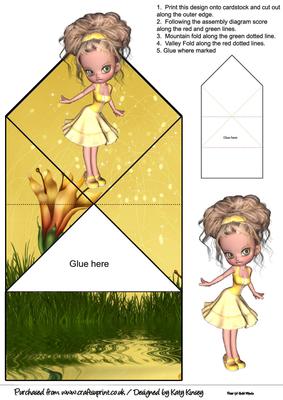 Primrose Pop Up Spring Card