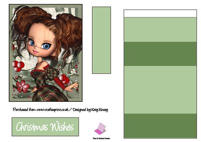 Karina Christmas Easel Card