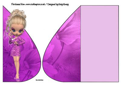 Lorraine Teardrop Card
