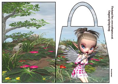 Hailey Fairy Handbag Card