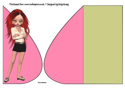 Arlene Teardrop Card