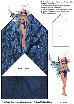 Cassiopeia Fairy Pop Up Spring Card