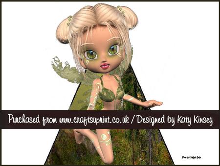 Kizzy Fairy 3D Stand Up Pyramid Card Kit
