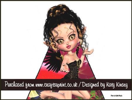 Rosin Fairy 3D Stand Up Pyramid Card Kit