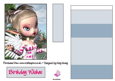 Hailey Fairy Easel Card