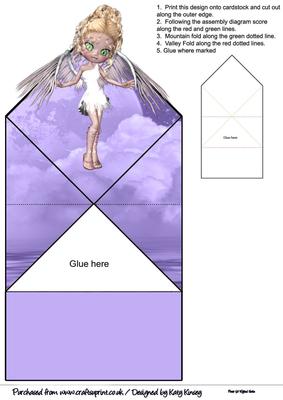 Celestia Angel Pop Up Spring Card