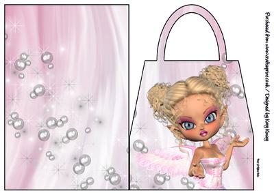 Marilyn Fairy Handbag Card