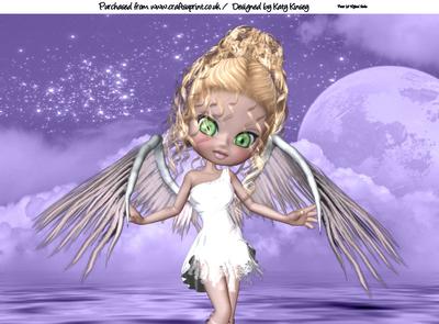 Celestia Angel A4 Card Topper 1