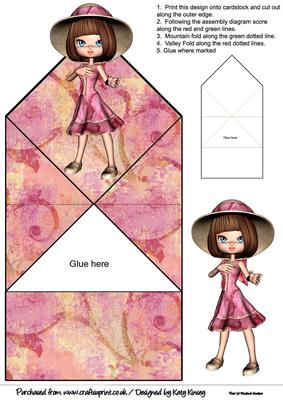 Daphne 3D Pop Up Spring Card