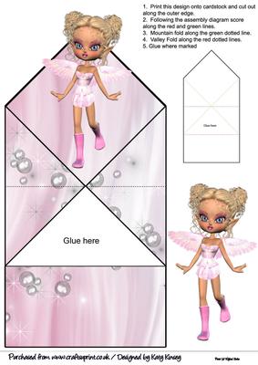 Marilyn Fairy Pop Up Spring Card