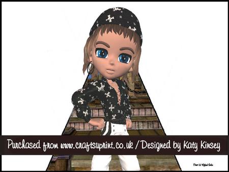 Pirate Jack 3D Stand Up Pyramid Card Kit