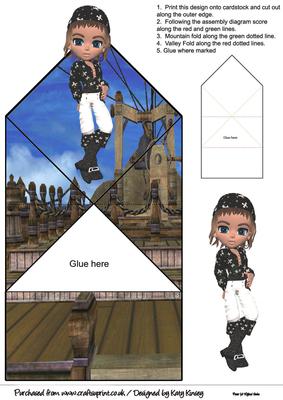 Pirate Jack Pop Up Spring Card