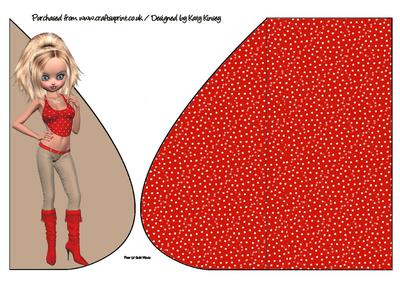 Christina Teardrop Card