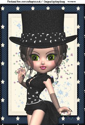 Latisha Magicians Assistant A4 Topper
