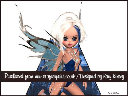 Cassiopeia Fairy 3D Stand Up Pyramid Card Kit