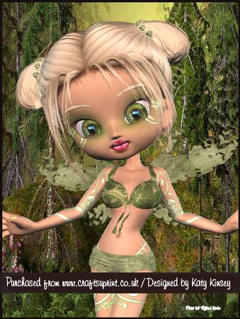 Kizzy Fairy A4 Pyramage Card Kit
