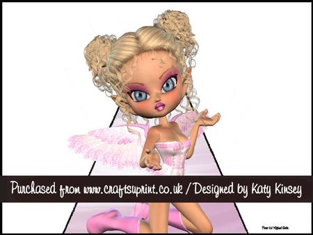 Marilyn Fairy 3D Stand Up Pyramid Card Kit