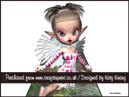 Hailey Fairy 3D Stand Up Pyramid Card Kit