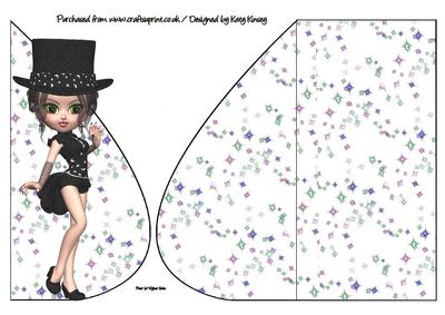 Latisha Magicians Assistant Teardrop Card
