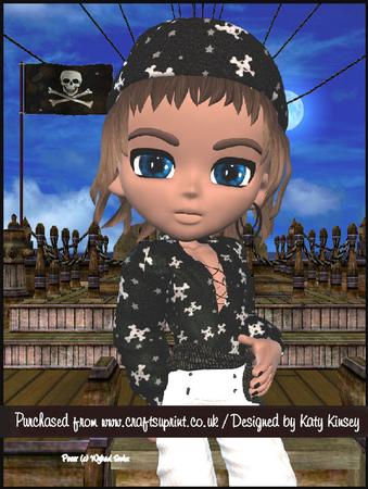 Pirate Jack A4 Pyramage Card Kit