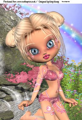Sorrel Fairy A4 Card Topper