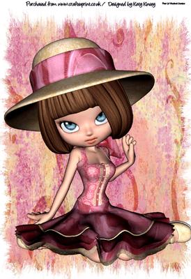 Daphne A4 Card Topper
