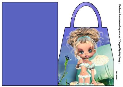 Flora Fairy Handbag Card