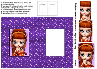 Starla Enchantress Foldback Card with Simple Pyramage