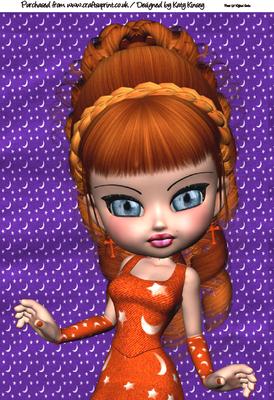 Starla Enchantress A4 Card Topper