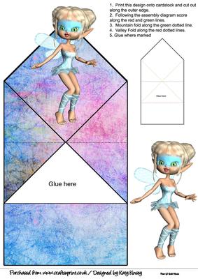Jody Fairy 3D Pop Up Spring Card