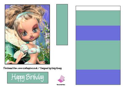 Flora Fairy Easel Card