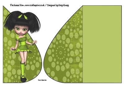 Judy Teardrop Card